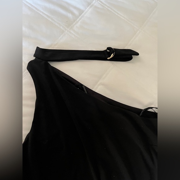 NWT Calvin Klein One Shoulder Sheath Dress with Attached Choker - Picture 6 of 15